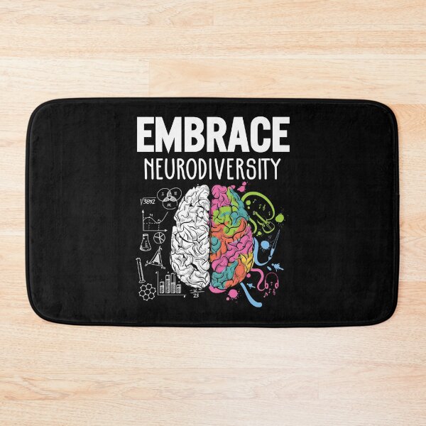 Item preview, Embrace Neurodiversity Brain ADHD Autism Awareness designed and sold by HaaChris-Artis.