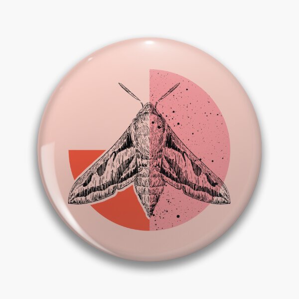 Item preview, Pink Colour Block Hawk Moth designed and sold by aimeemacillo.