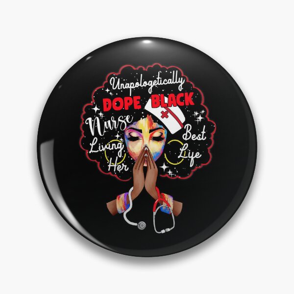 Item preview, Unapologetic Dope Black Nurse Rn Practitioner Afro Melanin designed and sold by GardNewerd.