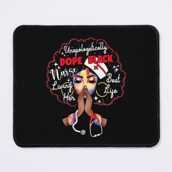 Item preview, Unapologetic Dope Black Nurse Rn Practitioner Afro Melanin designed and sold by GardNewerd.
