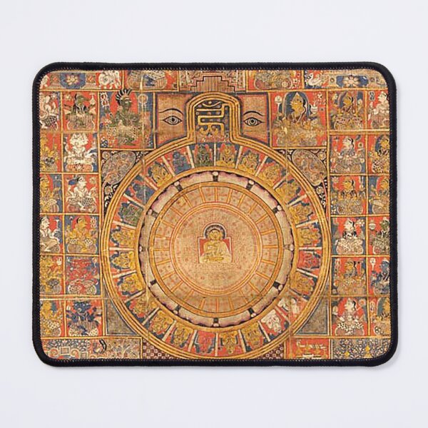 Item preview, Mandala 114 Jain Cosmic Diagram Gujarat 1500s designed and sold by GuyBlank.