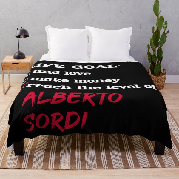 Item preview, Alberto Sordi - Life goal designed and sold by 2Girls1Shirt.