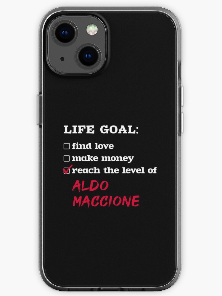 Aldo Maccione Life goal iPhone Case