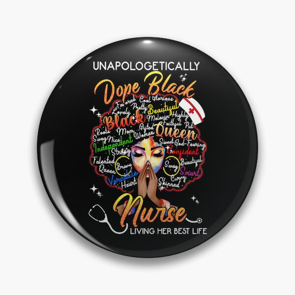 Item preview, Unapologetic Dope Black Nurse Rn Practitioner Afro Melanin designed and sold by GardNewerd.