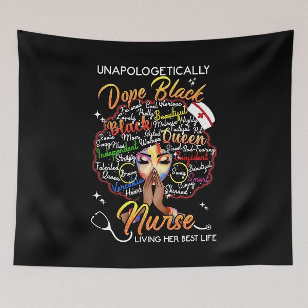 Item preview, Unapologetic Dope Black Nurse Rn Practitioner Afro Melanin designed and sold by GardNewerd.