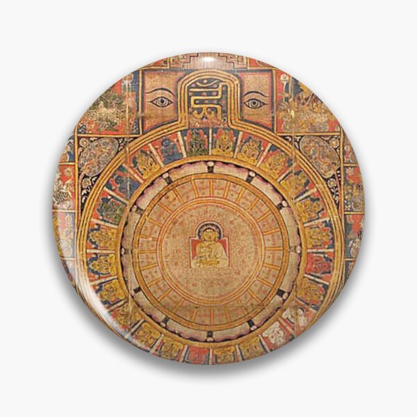 Item preview, Mandala 114 Jain Cosmic Diagram Gujarat 1500s designed and sold by GuyBlank.