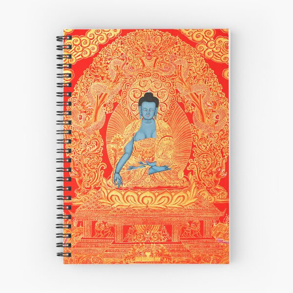 Item preview, Mandala 108 Blue Akshobhya Buddha on Gold Lotus designed and sold by GuyBlank.