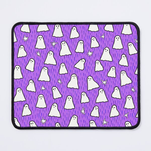 Item preview, Ghosts and Sparkles Halloween Pattern on Purple designed and sold by Harriet Linton.