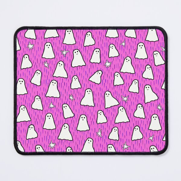 Item preview, Ghosts and Sparkles Halloween Pattern on Pink designed and sold by Harriet Linton.