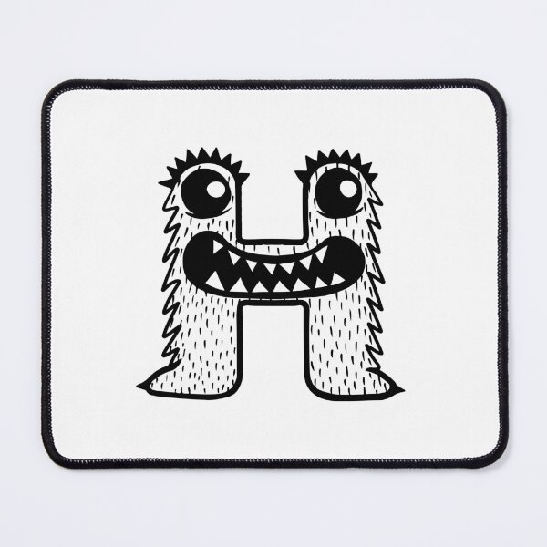 Artikelvorschau, H-Monster-Alphabet entworfen und verkauft von MINTWOW.