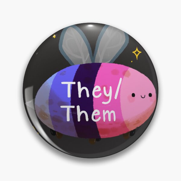 Artikelvorschau, Omnisexual they/them Bee entworfen und verkauft von Smoltsuki.