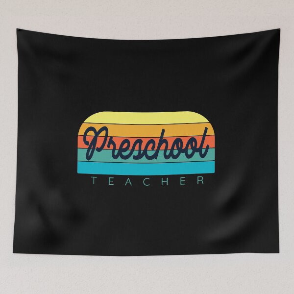 Item preview, Preschool Teacher Rainbow Retro Pre-K designed and sold by SocialLook.