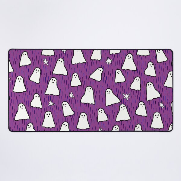 Item preview, Ghosts and Sparkles Halloween Pattern on Dark Purple designed and sold by Harriet Linton.