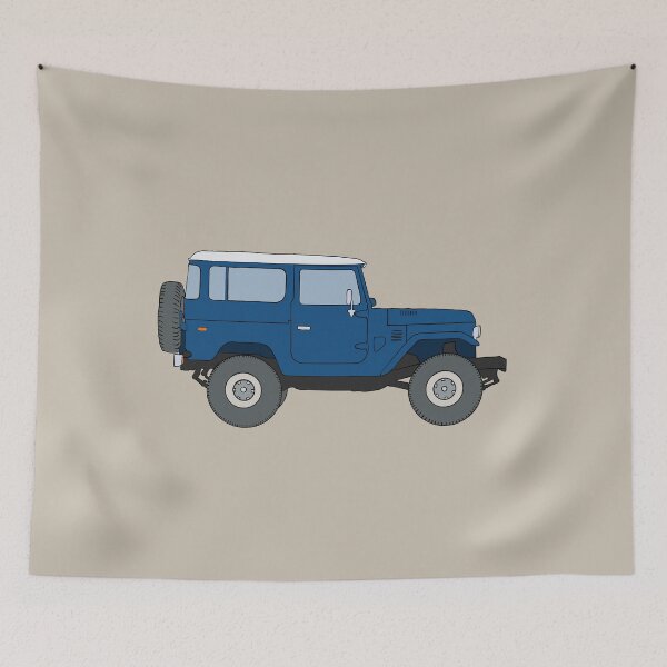 Item preview, Classic SUV - Cruiser FJ 40 - Oslo Blue designed and sold by littleparis.