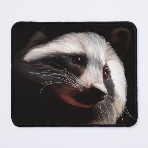 Item preview, Cute Vintage American Raccoon Face, Cute Raccoon Face Oil Paint, Procyon Lotor Raccoon Fine Art, Adorable Fluffy Raccoon Face designed and sold by Trendymotion.