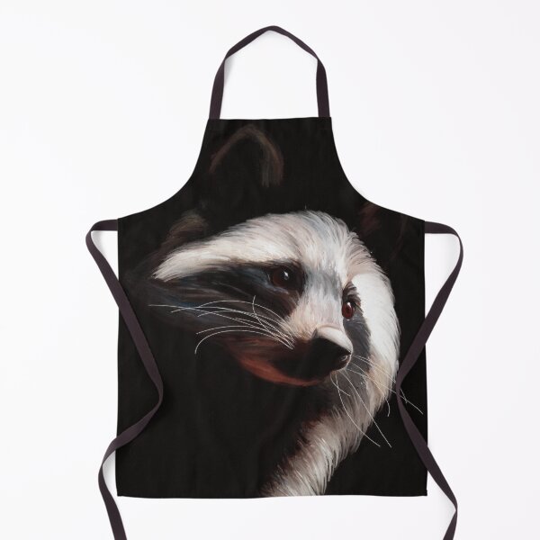 Item preview, Cute Vintage American Raccoon Face, Cute Raccoon Face Oil Paint, Procyon Lotor Raccoon Fine Art, Adorable Fluffy Raccoon Face designed and sold by Trendymotion.