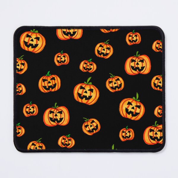 Item preview, Jack O Lanterns Halloween Pumpkin Pattern designed and sold by Harriet Linton.