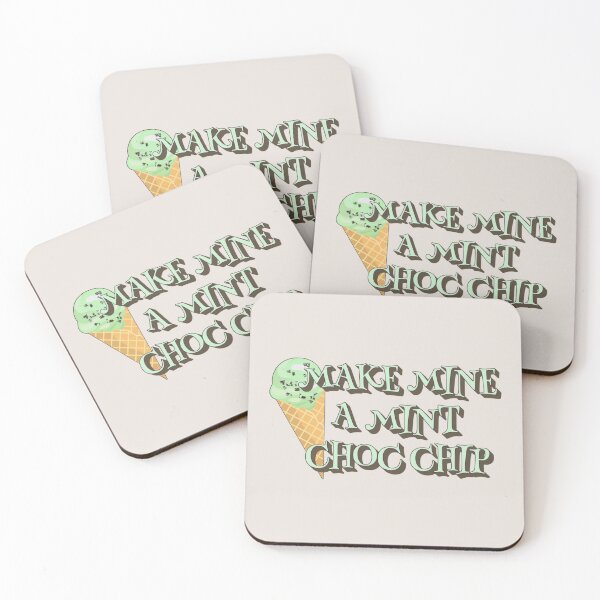 Item preview, Make Mine A Mint Choc Chip Fun Ice Cream Slogan, Perfect For Ice Cream Lovers designed and sold by TrulyEpoque.