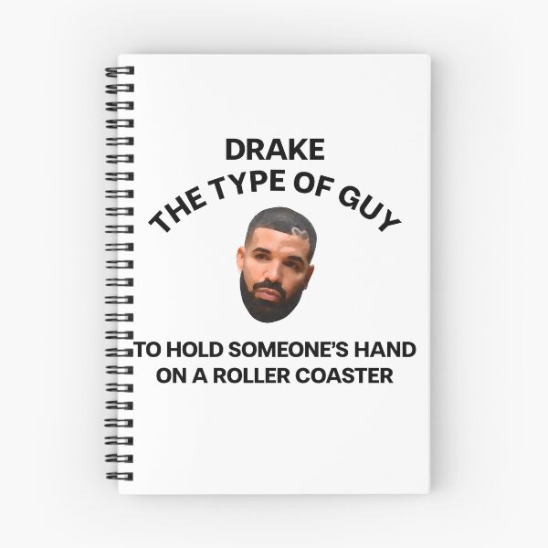 Artikelvorschau, DRAKE IST DER TYP, DER BEI EINER ACHTERBAHN JEMANDEN DIE HAND HÄLT MEME entworfen und verkauft von mjtcrp.
