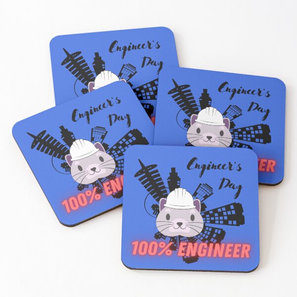 Item preview, 100% Engineer. Engineer Cat to celebrate professionals and teachers on Engineers' Day. proud to be an engineer designed and sold by EMIPRINCESS.