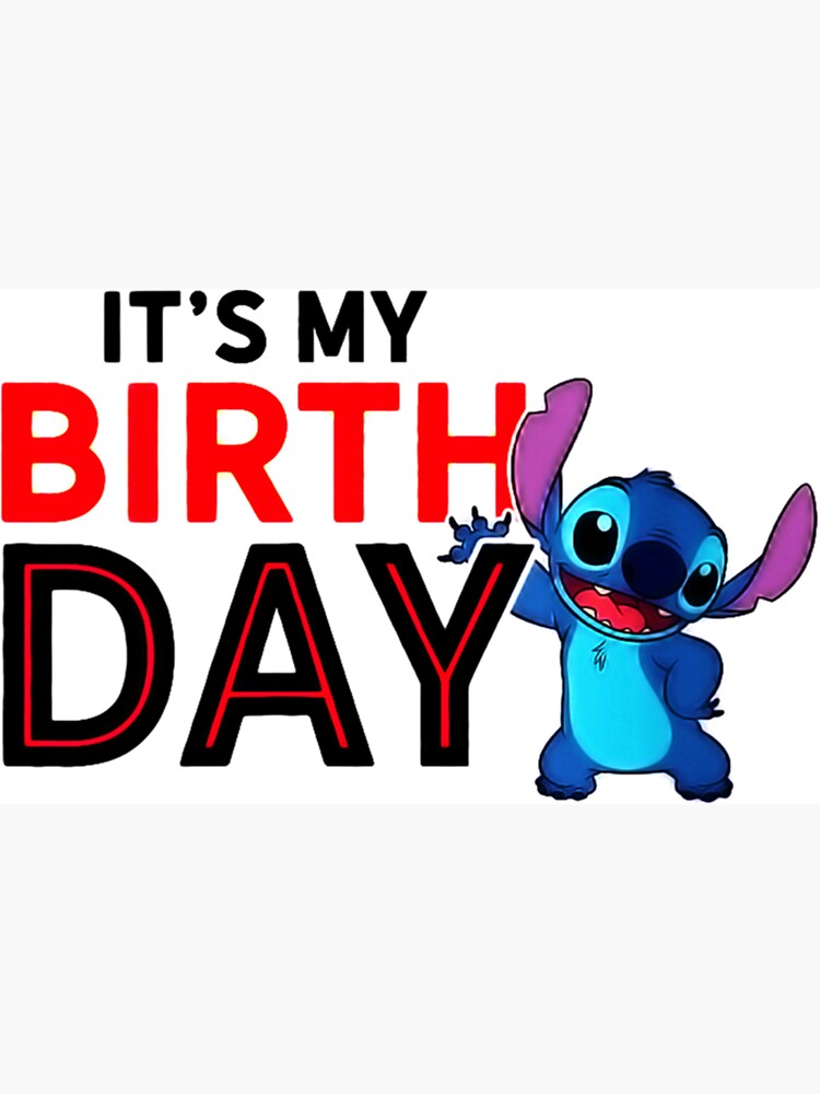 Happy Birthday Stitch  Magnet for Sale by dongocoan