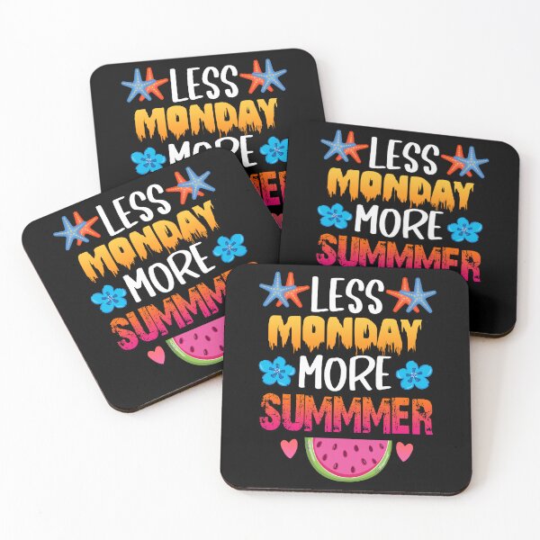 Item preview, LESS MONDAY MORE SUMMER designed and sold by lukas69graphic.