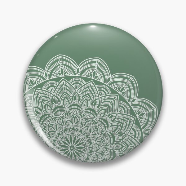 Item preview, Simply green mandala designed and sold by lilletk.