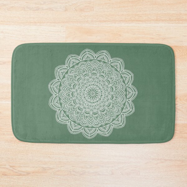 Item preview, Simply green mandala designed and sold by lilletk.