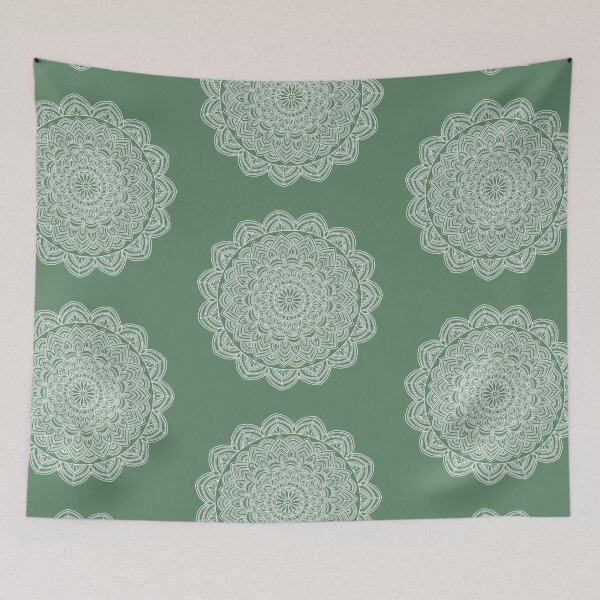 Item preview, Simply green mandala designed and sold by lilletk.