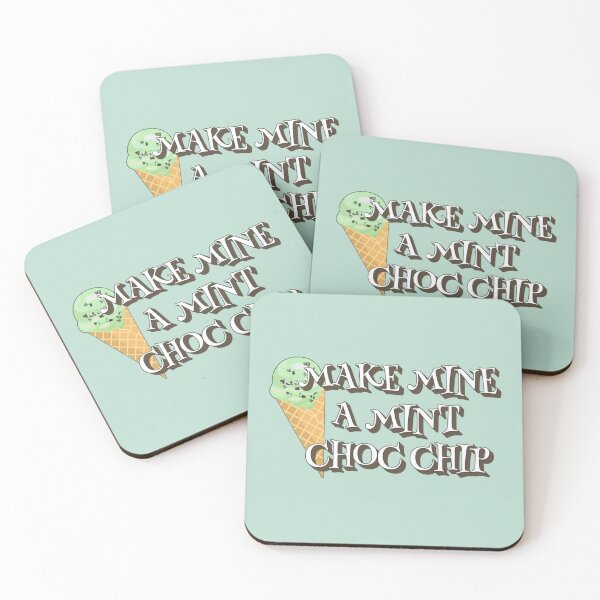 Item preview, Fun Make Mine A Mint Choc Chip Ice Cream Slogan, Perfect For Ice Cream Lovers designed and sold by TrulyEpoque.