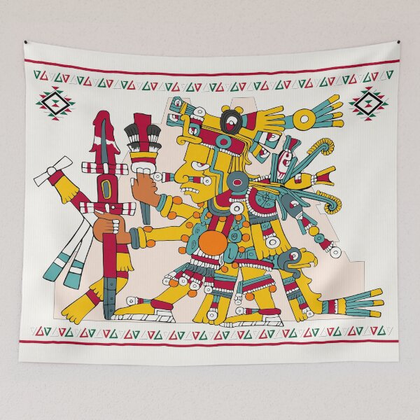 Item preview, Huitzilopochtli - Codex Borgia Aztec Jigsaw designed and sold by Aztectees.