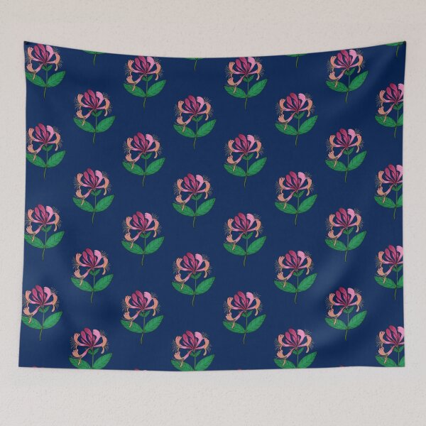 Item preview, honey suckle floral art designed and sold by Floralfusion.