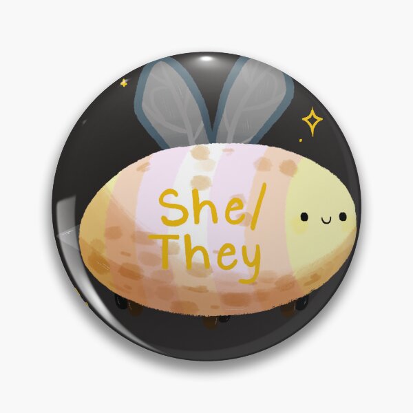 Item preview, Pangender she/they Bee designed and sold by Smoltsuki.