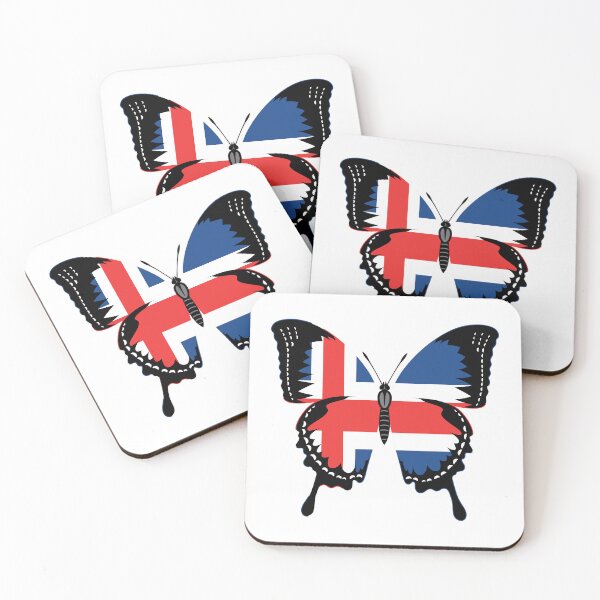 Item preview, Iceland Flag Butterfly - Iceland designed and sold by pretty4u.