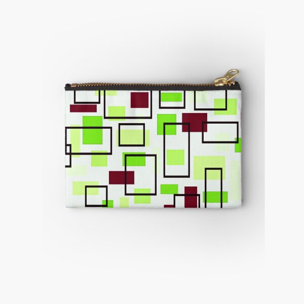 Item preview, Retro Inspired Squares - Chocolate Brown, Lime and Citrus Green designed and sold by TotallyRetroArt.