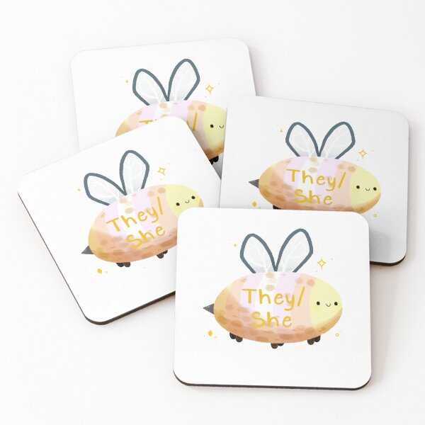 Item preview, Pangender they/she Bee designed and sold by Smoltsuki.