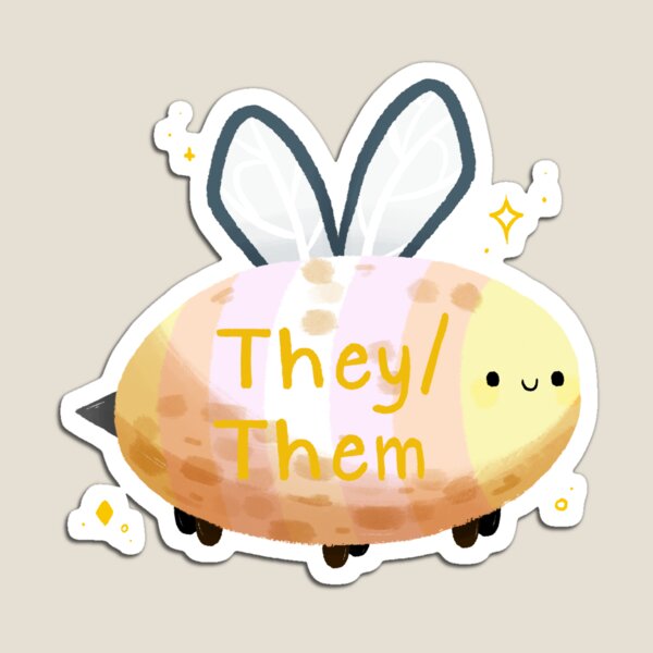 Item preview, Pangender they/them Bee designed and sold by Smoltsuki.