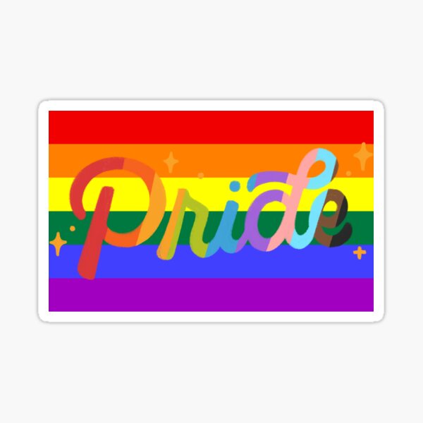 Gay Pride Flag Sticker For Sale By Quamrul Redbubble