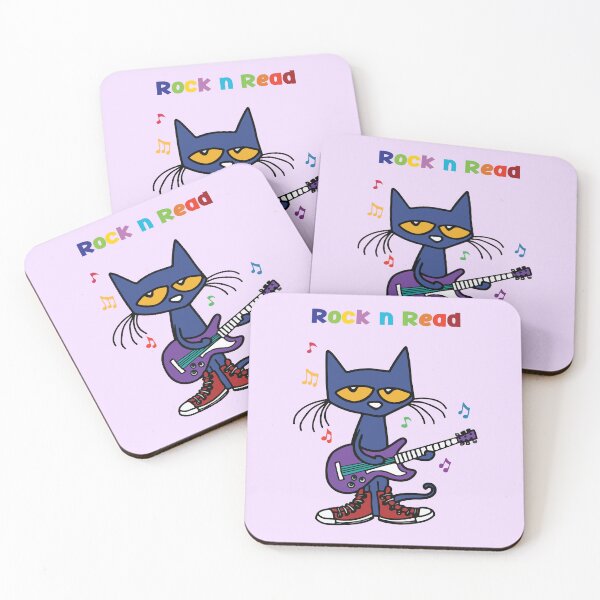 Item preview, Rock and Read Pete the Cat with his Purple Guitar and Red Shoes designed and sold by Bonobofy.