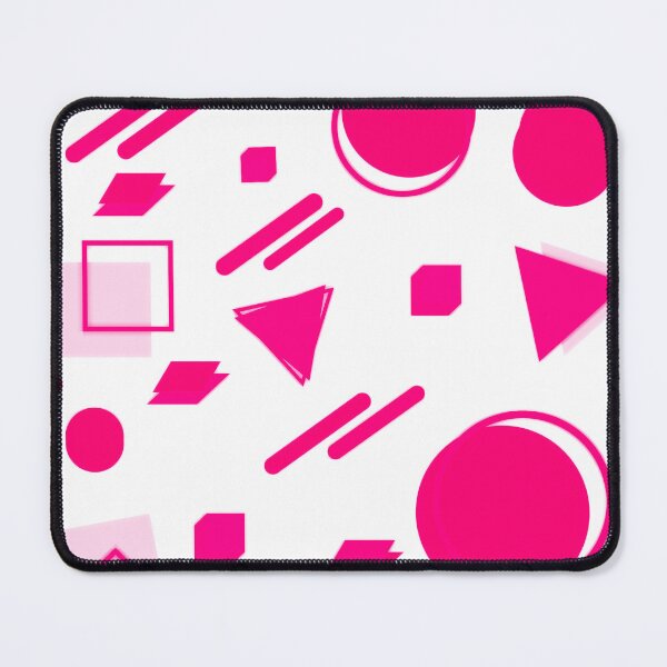 Item preview, Memphis Style Geometric - Hot Pink designed and sold by TotallyRetroArt.