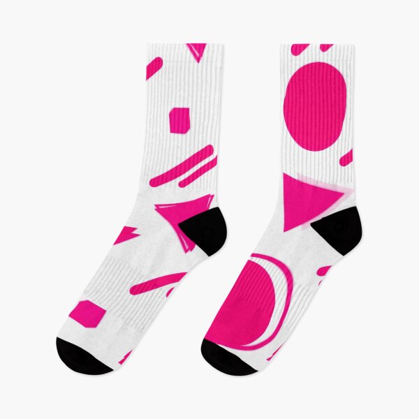 Item preview, Memphis Style Geometric - Hot Pink designed and sold by TotallyRetroArt.