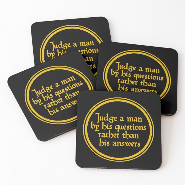 Item preview, Judge A Man By His Questions Rather Than His Answers - Voltaire designed and sold by JourneyCreative.