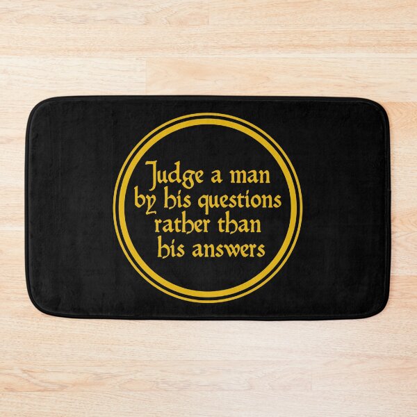 Item preview, Judge A Man By His Questions Rather Than His Answers - Voltaire designed and sold by JourneyCreative.
