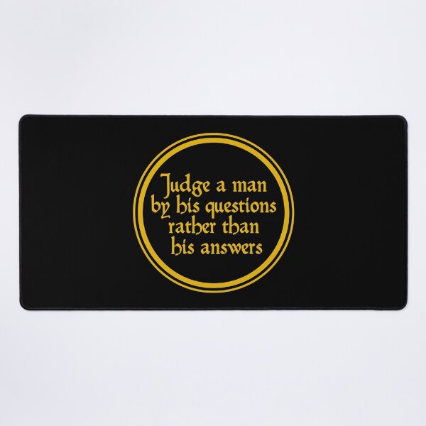 Item preview, Judge A Man By His Questions Rather Than His Answers - Voltaire designed and sold by JourneyCreative.