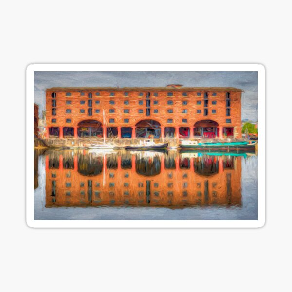 "Royal Albert Dock Liverpool Art" Sticker for Sale by Londonimages