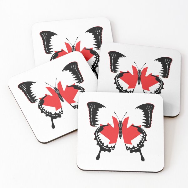 Item preview, canadian flag butterfly - canada designed and sold by pretty4u.