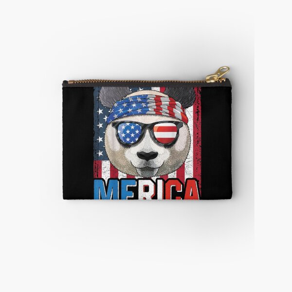 Item preview, Happy Fourth of July American Panda - Cool Panda Retro Vintage Merica America Tee Design Gift Idea for Patriotic Americans and Veterans designed and sold by Prince - Bestseller ★★★★★.