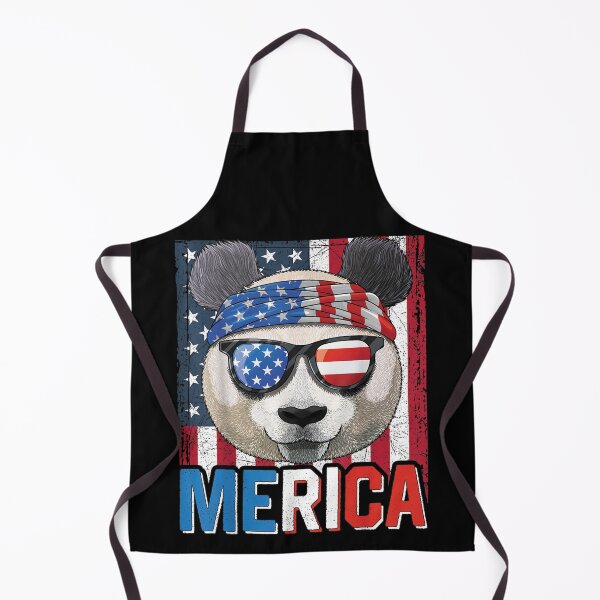 Item preview, Happy Fourth of July American Panda - Cool Panda Retro Vintage Merica America Tee Design Gift Idea for Patriotic Americans and Veterans designed and sold by Prince - Bestseller ★★★★★.