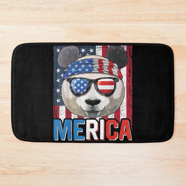 Item preview, Happy Fourth of July American Panda - Cool Panda Retro Vintage Merica America Tee Design Gift Idea for Patriotic Americans and Veterans designed and sold by Prince - Bestseller ★★★★★.
