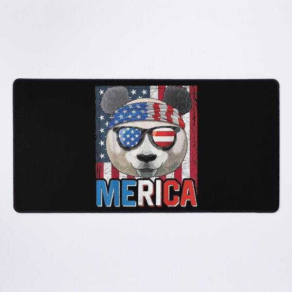 Item preview, Happy Fourth of July American Panda - Cool Panda Retro Vintage Merica America Tee Design Gift Idea for Patriotic Americans and Veterans designed and sold by Prince - Bestseller ★★★★★.